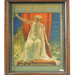 Electrical Prosperity Advertising Poster.