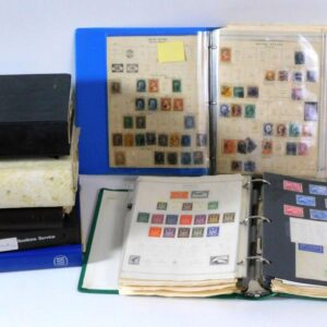 Large Lot Single Owner Postage Stamp Collection Featuring Rare US and German Stamps