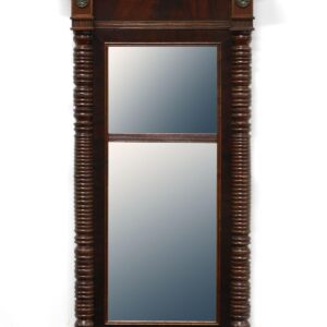 Federal Mahogany Looking Glass by Unknown Artist