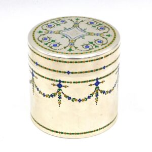 Tiffany Sterling Silver Enameled Box