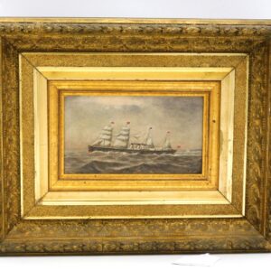 Clement Drew. Oil painting of ship Egypt under sail