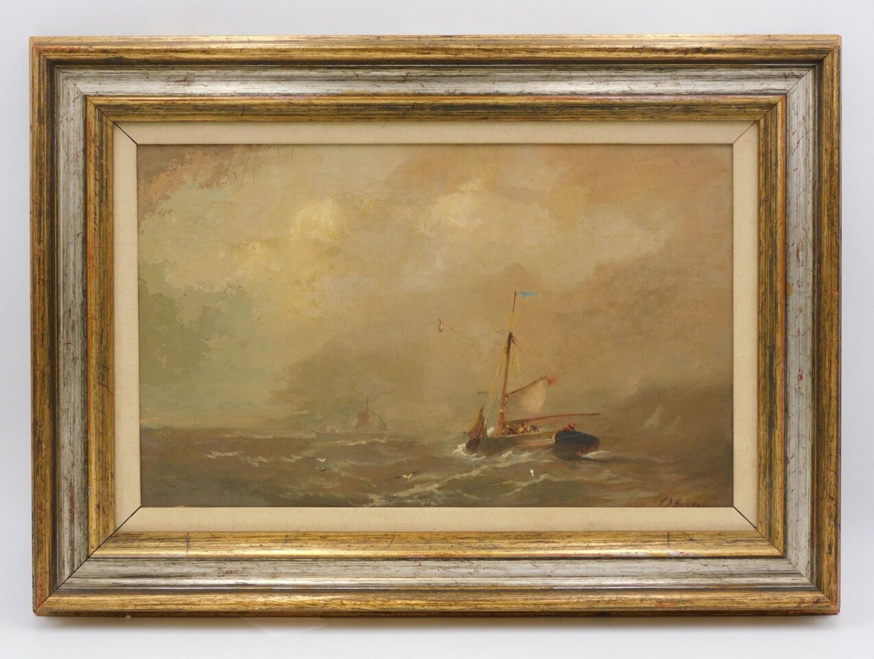 Franklin Dullin Briscoe Seascape Painting