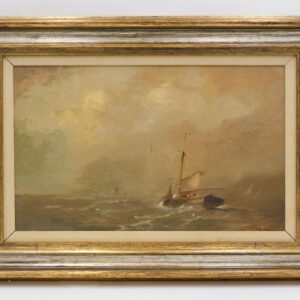 Franklin Dullin Briscoe Seascape Painting