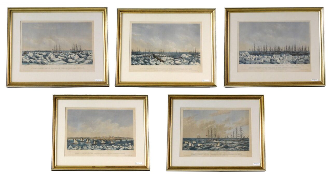 Benjamin Russell Whaling Prints