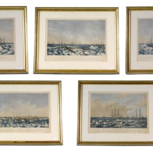 Benjamin Russell Whaling Prints