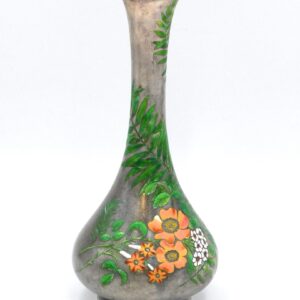 Tiffany Sterling Silver And Enamel Vase